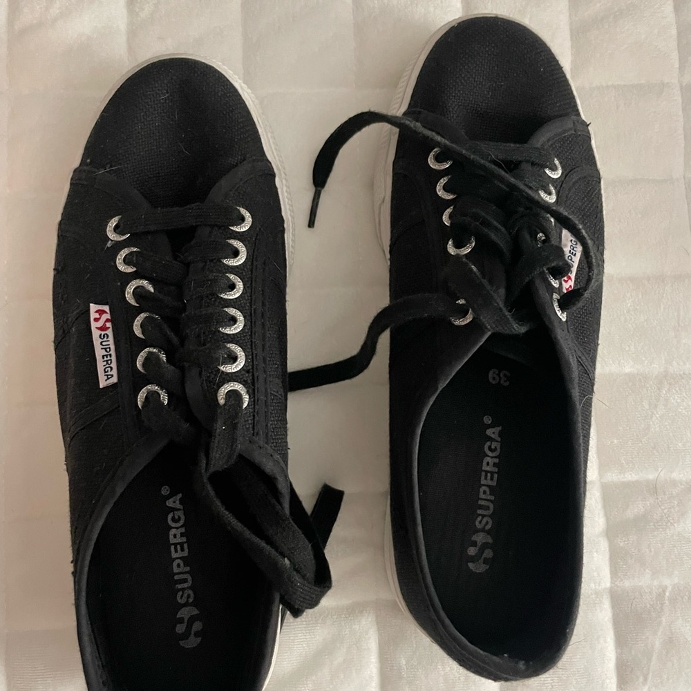 Superga Classic Black Sneakers